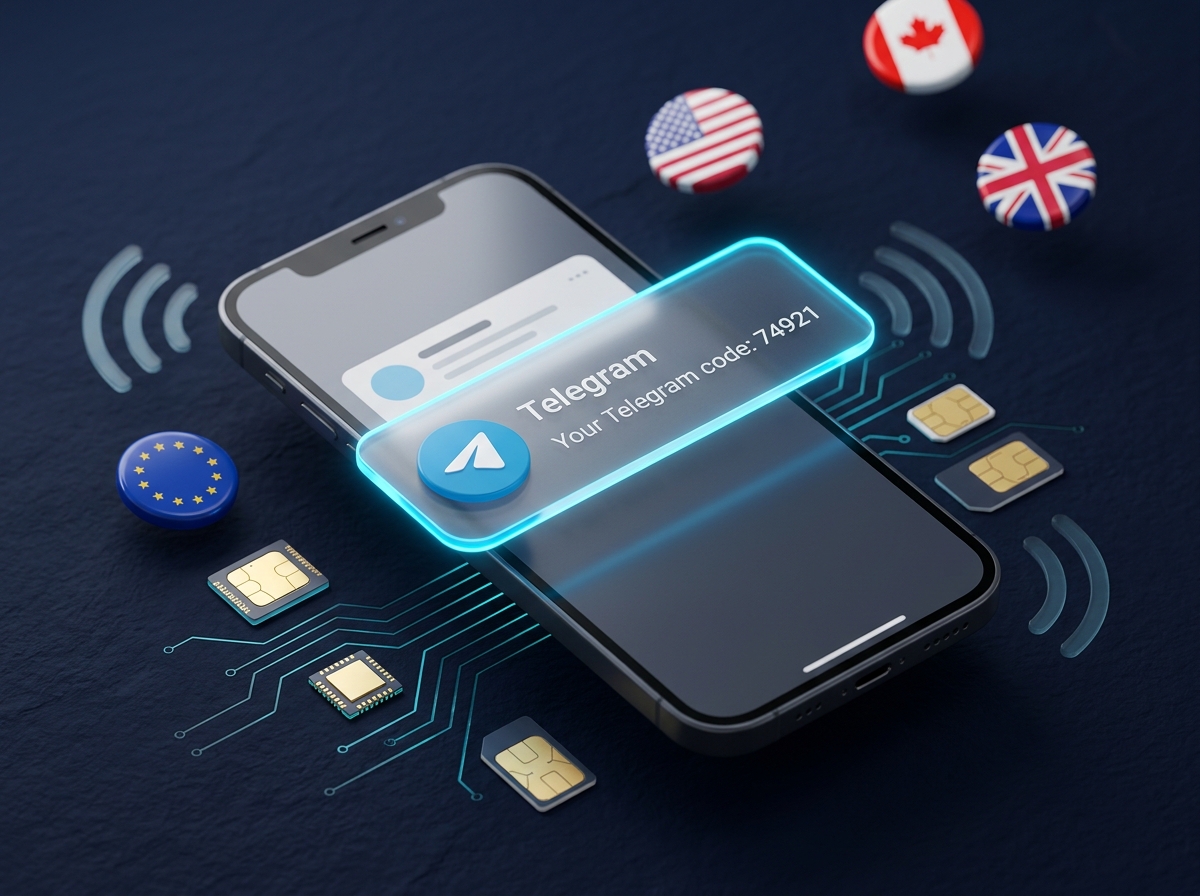 Telegram SMS verification gateway